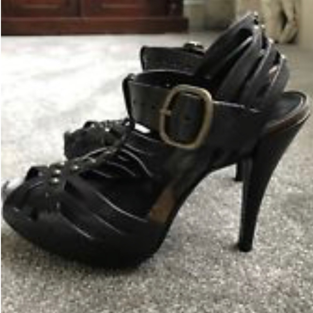 Pedro Garcia platform leather heels